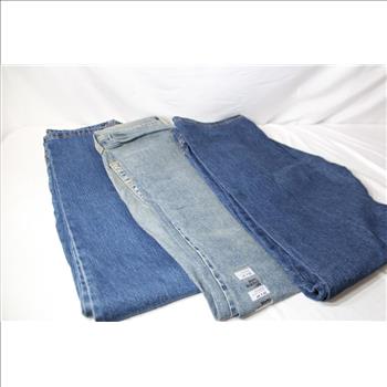Levi 541, 511, 505 Denim Jeans Lot, 32x34, 32x32, 32x30, 3 Pieces