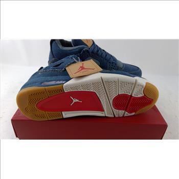 Levis Nike Air Jordan 4 Retro Mens Shoes, Size 9.5
