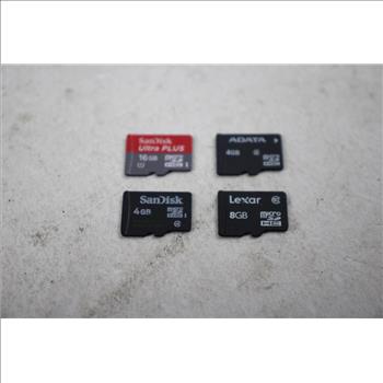 Lexar, SanDisk, And More Lot, 4 Pieces