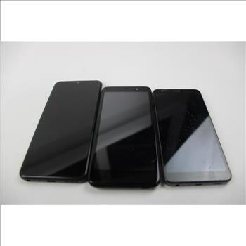 LG, And More Cell Phone Lot, 3 Pieces, Sold For Parts