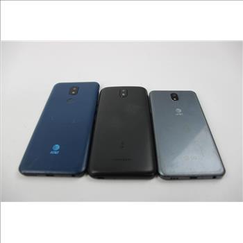 LG, And More Cell Phone Lot, 3 Pieces, Sold For Parts