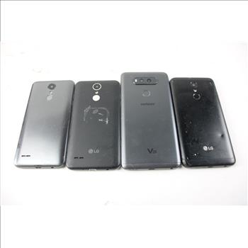 LG Cell Phone Lot,  4 Pieces, Sold For Parts