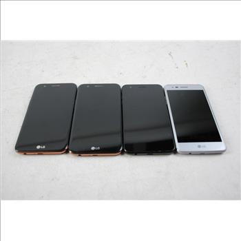 LG Cell Phone Lot, 4 Pieces, Sold For Parts