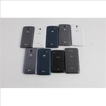 LG Cell Phone Lot, 9 Pieces, Sold For Parts