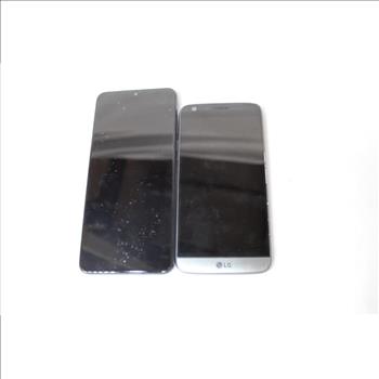 LG, Motorola Cell Phone Lot, 2 Pieces, Sold For Parts