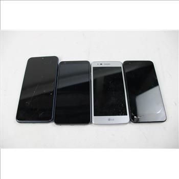 LG, Motorola, Cell Phone Lot, 4 Pieces, Sold For Parts