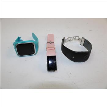 LG, Nike, & Fitbit Assorted Activity Trackers; 3 Pieces