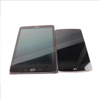 LG & Samsung Tablet Lot, 2 Pieces