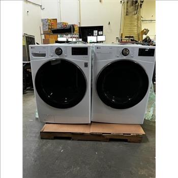 LG Smart Wi-FI Enabled Front Load Washer And Electric Dryer