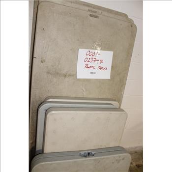 Lifetime, Office Star, Plastic Tables, 7 Pieces