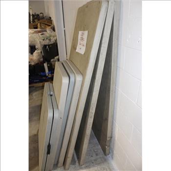 Lifetime, Office Star, Plastic Tables, 7 Pieces