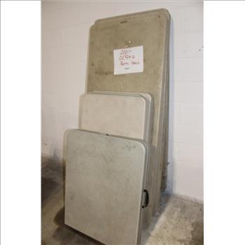 Lifetime, Office Star, Plastic Tables, 7 Pieces