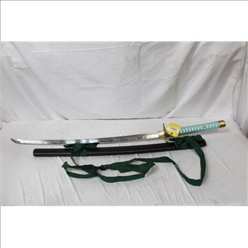 Light Blue Handle Sword  For Gin Ichimaru Cosplay