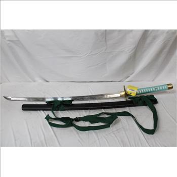 Light Blue Handle Sword  For Gin Ichimaru Cosplay