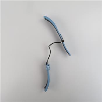 Light Blue Watch Band Stainless Steel Clasp