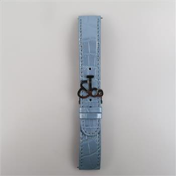 Light Blue Watch Band Stainless Steel Clasp