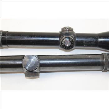 Limer Hurricane 4x33 Scope And Weaver K4 4x38 Scope