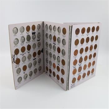Lincoln Cent Collection Booklet, 50+ Pieces