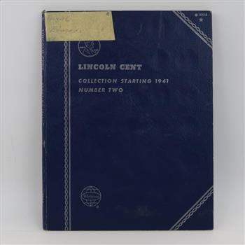 Lincoln Cent Collection Booklet, 55+ Pieces