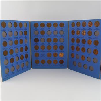 Lincoln Cent Collection Booklet, 55+ Pieces
