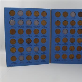 Lincoln Cent Collection Booklet, 65+ Pieces