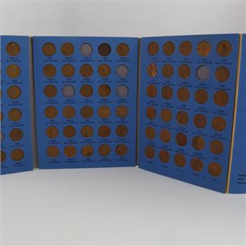Lincoln Cent Collection Booklet, 65+ Pieces