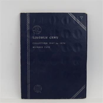Lincoln Cent Collection Booklet, 65+ Pieces