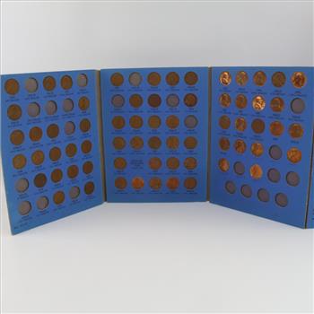 Lincoln Cent Collection Booklet, 65+ Pieces