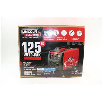 Lincoln Electric 125 HD Weld-PAK Flux Cored Wire Feed Welder