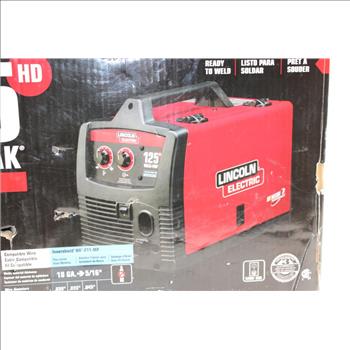 Lincoln Electric 125 HD Weld-PAK Flux Cored Wire Feed Welder