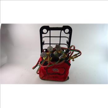 Lincoln Electric Torch Tote With Oxygen & Acetylene Tanks