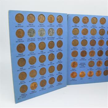 Lincoln Head Cent Collectors Book 80+ Pennies