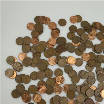 Lincoln Head Pennies; 1+ Lbs