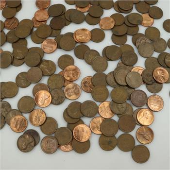 Lincoln Head Pennies; 1+ Lbs