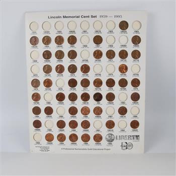 Lincoln Memorial Cent Set; 51 Pieces