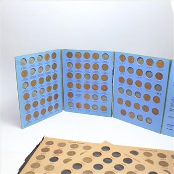Lincoln Penny Collection Books, Includes 240+ Pennies