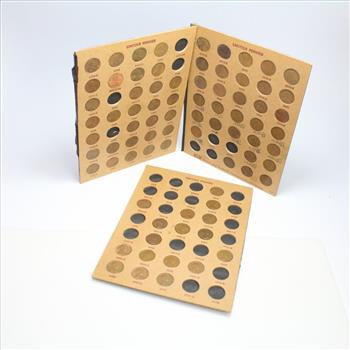 Lincoln Penny Collection Books, Includes 240+ Pennies