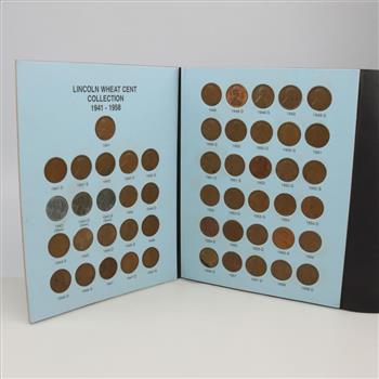 Lincoln Wheat Ear Cent Collection, 51 Pieces