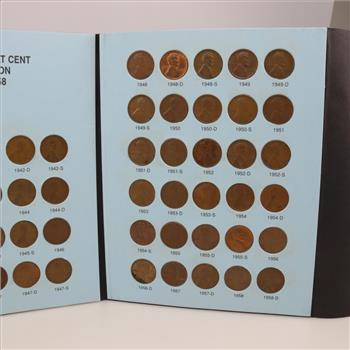 Lincoln Wheat Ear Cent Collection, 51 Pieces
