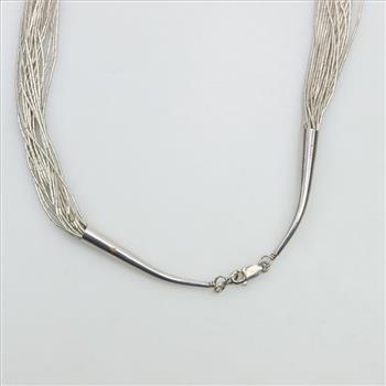 Liquid Silver Necklace