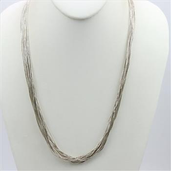 Liquid Silver Necklace