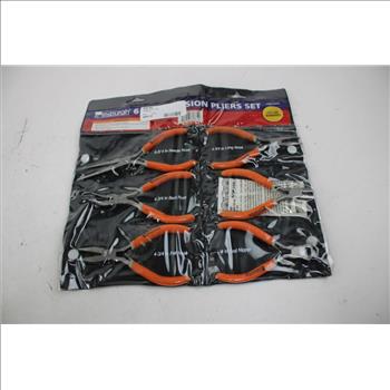 Lisle, Pittsburgh, Hart, Craftsman Snap, Precision, Locking Groove Joint Pliers, 4 Pieces