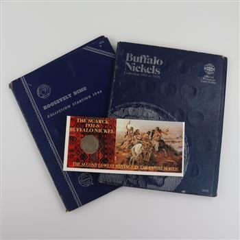 Littleton Coin And Coin Collection Booklets Includes Silver Dime, 24 ...