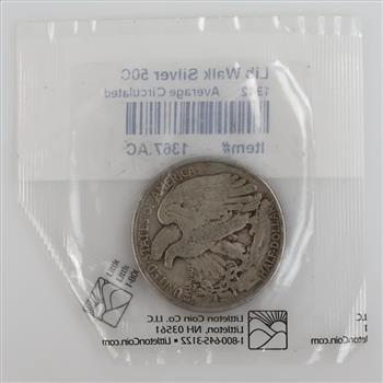 Littleton Coin Co. 1942 US Walking Liberty Silver Half Dollar