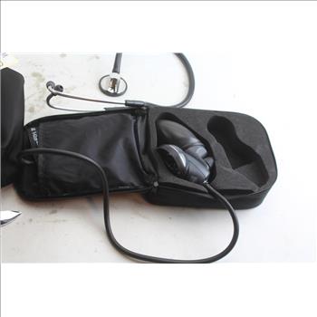 Littmann Stethoscope, Welch Allyn Manual Blood Pressure Cuff, Nonin Go2 Achieve Pulse Oximeter, & More; 5 Pieces