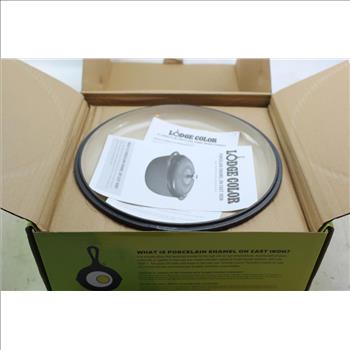 Lodge Porcelain Enamel On Cast Iron Red Dutch Oven Cookware