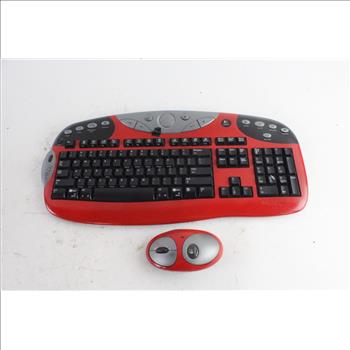 Logitech Cordless Keyboard With Mouse And More, 3 Pieces