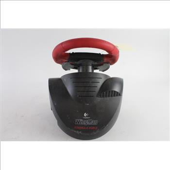 Logitech Wingman Computer Steering Wheel Controller