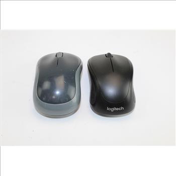 Logitech Wireless Computer Mice; 2 Pieces