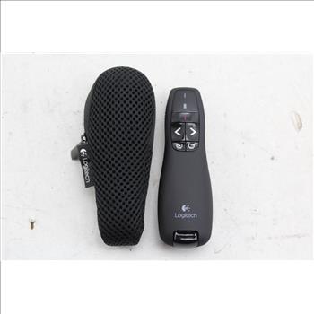 Logitech Wireless Presenter With Receiver And Case (Model R400)